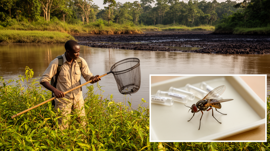Une étude entomologique révèle la portée de la transmission de l'onchocercose
