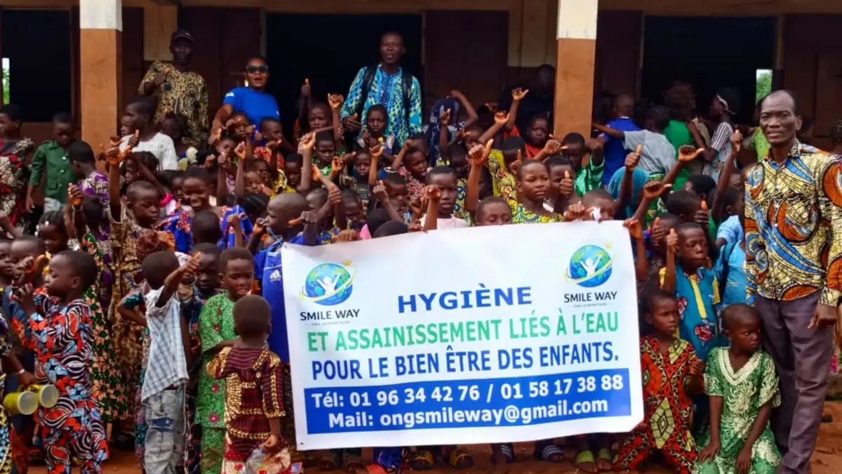 L'ONG Smile Way renforce l'hygiène et l'assainissement auprès des écoliers béninois